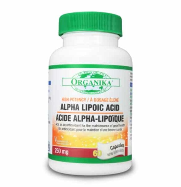 الفا لايبويك اسيد 250 ملغم 60 كبسولة Organika Alpha Lipoic Acid