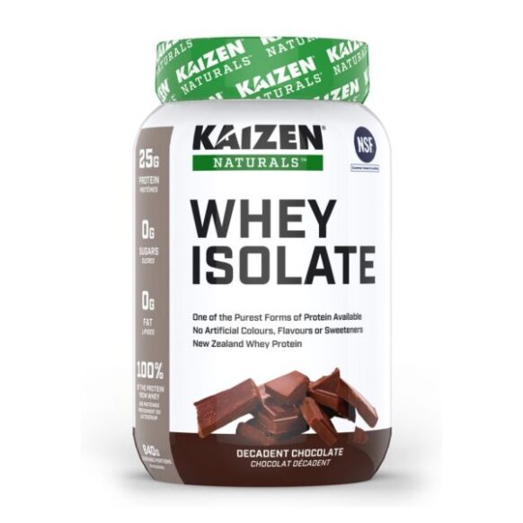 بروتين معزول مصل الحليب نكهة الشوكولاتة Kaizen Whey Isolate 840g