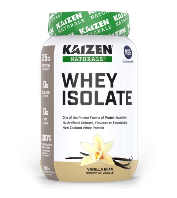 واي بروتين معزول نكهة الفانيلا Kaizen Whey Isolate 840g