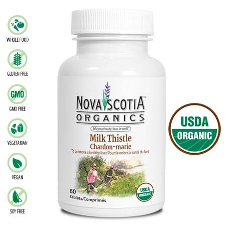 مستخلص الخرفيش العضوي للكبد Nove Scotia Organics Milk Thistle
