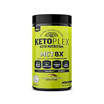 KETOPLEX MCT 8X - MEDIUM CHAIN TRIGLYCERIDE KETOGENIC FAT BOMB