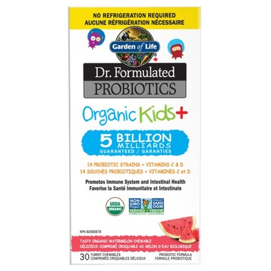بروبيوتك للأطفال عضوي Garden of Life Dr. Formulated Probiotics Organic Kids