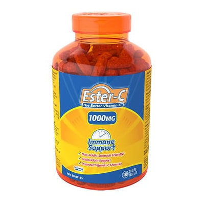 ايستر سي فيتامين ج لطيف على المعدة Ester-C 1000 mg, 180 Tablets